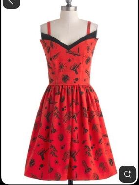 Rock Steady ModCloth Space sci-fi dress size small
